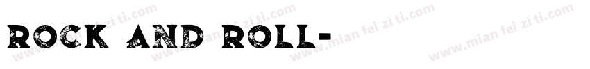 rock and roll字体转换
